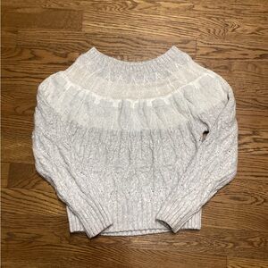 White House Black Market cable knit sweater.